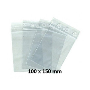 SACHET PLASTIQUE ZIP - 100...