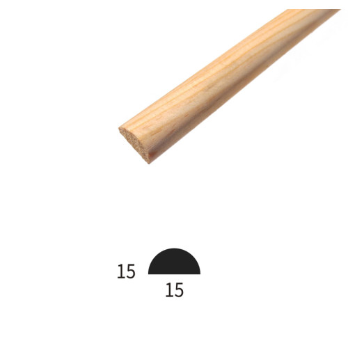 DEMI-ROND PIN 15X15 NON ABOUTE 2ML