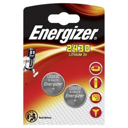 PILES 3 VOLTS 2430- 2 PCS PAR PAQUET