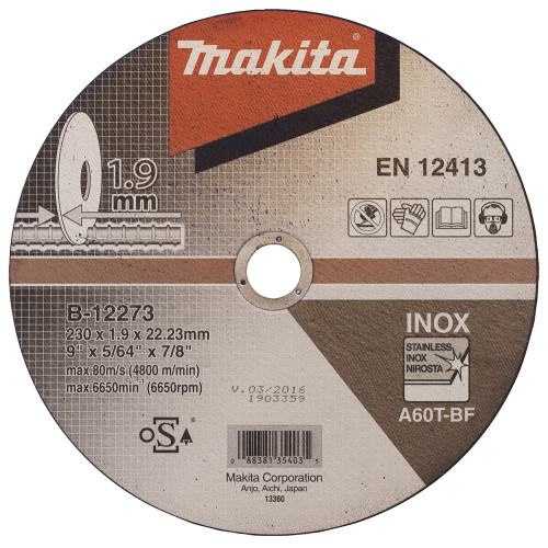 DISQUES A TRONCONNER METAL ET INOX -...
