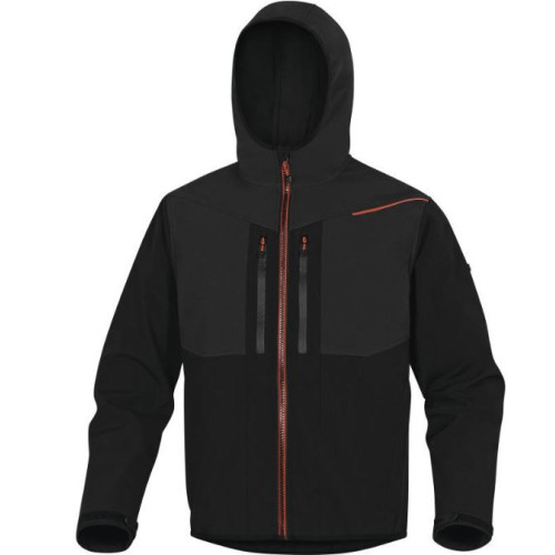 VESTE HORTEN2 NOIR/ORANGE TAILLE M