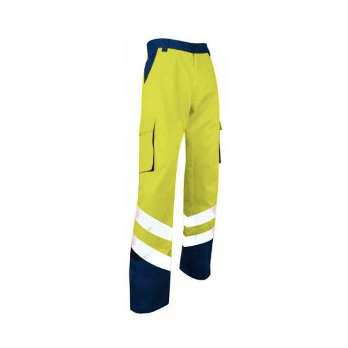 PANTALON HAUTE VISIBILITÉ JAUNE...