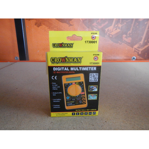 MULITMETRE NUMERIQUE CROWNMAN 1730001