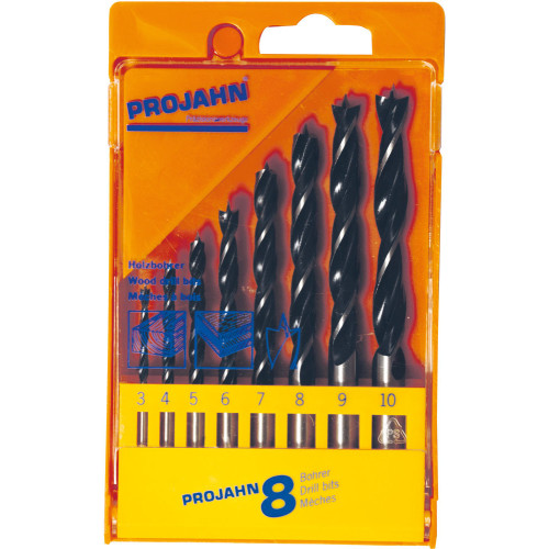 CASSETTE DE 8 FORETS BOIS (3 A 10MM)