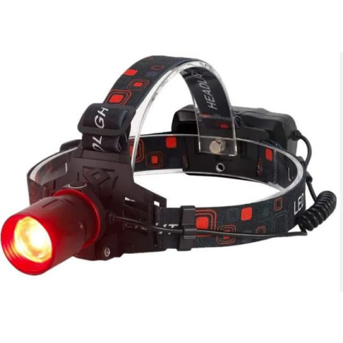 LAMPE FRONTAL LED CREE T6 LED ROUGE +...