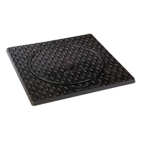 COUVERCLE EN FONTE POUR BOITE BETON-...