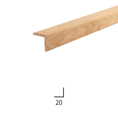 BAGUETTE D'ANGLE PIN - 20 X 20 - 2,40ML