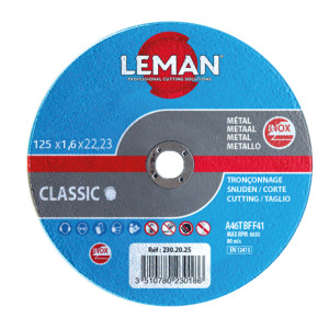 DISQUE À TRONÇONNER INOX...