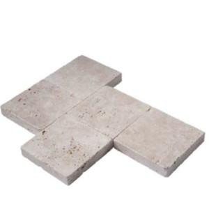 PAVE TRAVERTIN MIXE CLAIR...