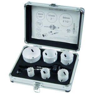 COFFRET DE SCIES TREPANS...