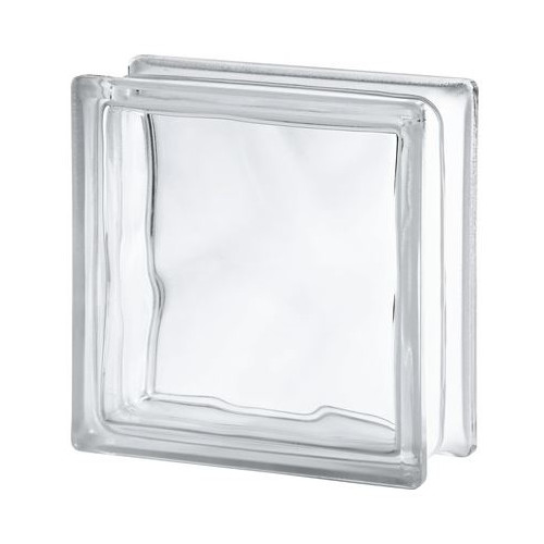 BRIQUE DE VERRE NUAGEE 19 X 19 X 8