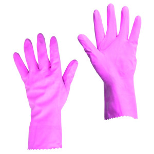 GANTS MENAGE LATEX ROSE...