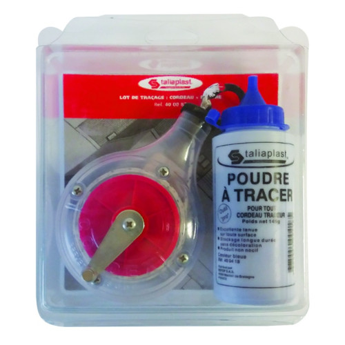 LOT TRACAGE CORDEAU + POUDRE A TRACER...