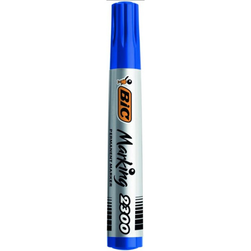 MARQUEUR PERMANENT BLEU CORPS PLASTIQUE