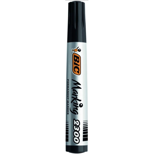 MARQUEUR PERMANENT NOIR CORPS PLASTIQUE