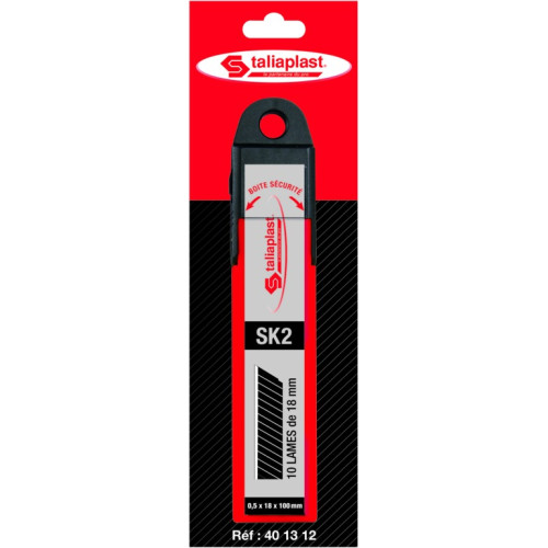 TUBES DE 10 LAMES CUTTER 18MM...