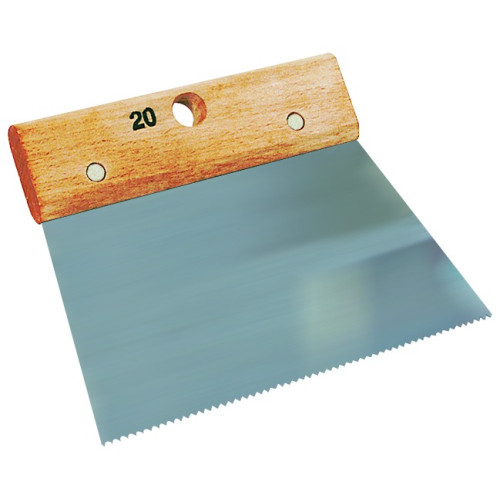 PEIGNE A COLLE 20CM DENTS ISOCELES 2,5MM