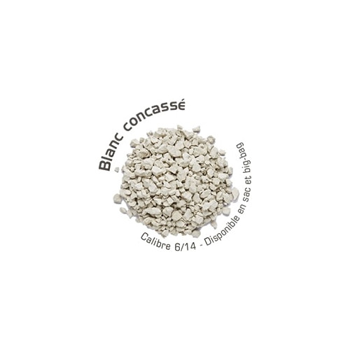 CONCASSE BLANC 6/14 - SAC DE 25KG...