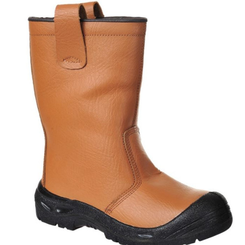 BOTTE FOURÉE CUIR RIGGER NATUREL S3...