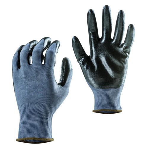 GANTS POLYAMIDE ENDUITS NITRILE GRIS...