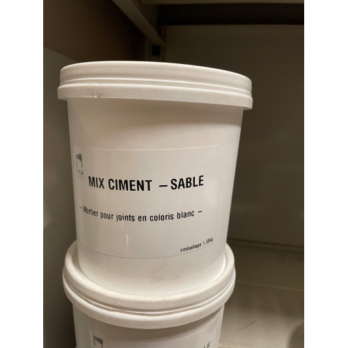 MORTIER JOINT BLANC POUR RÉPARATION...